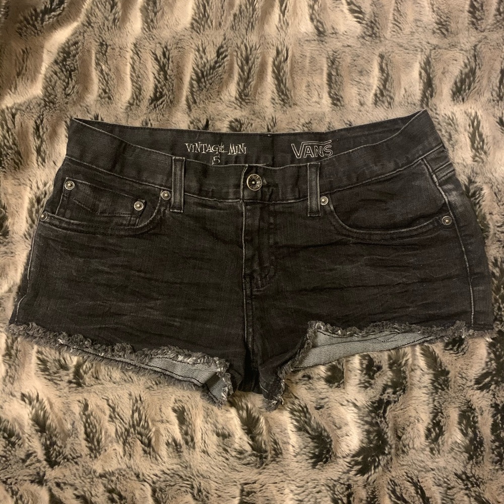 Vans “Vintage Mini” Denim Shorts SZ5